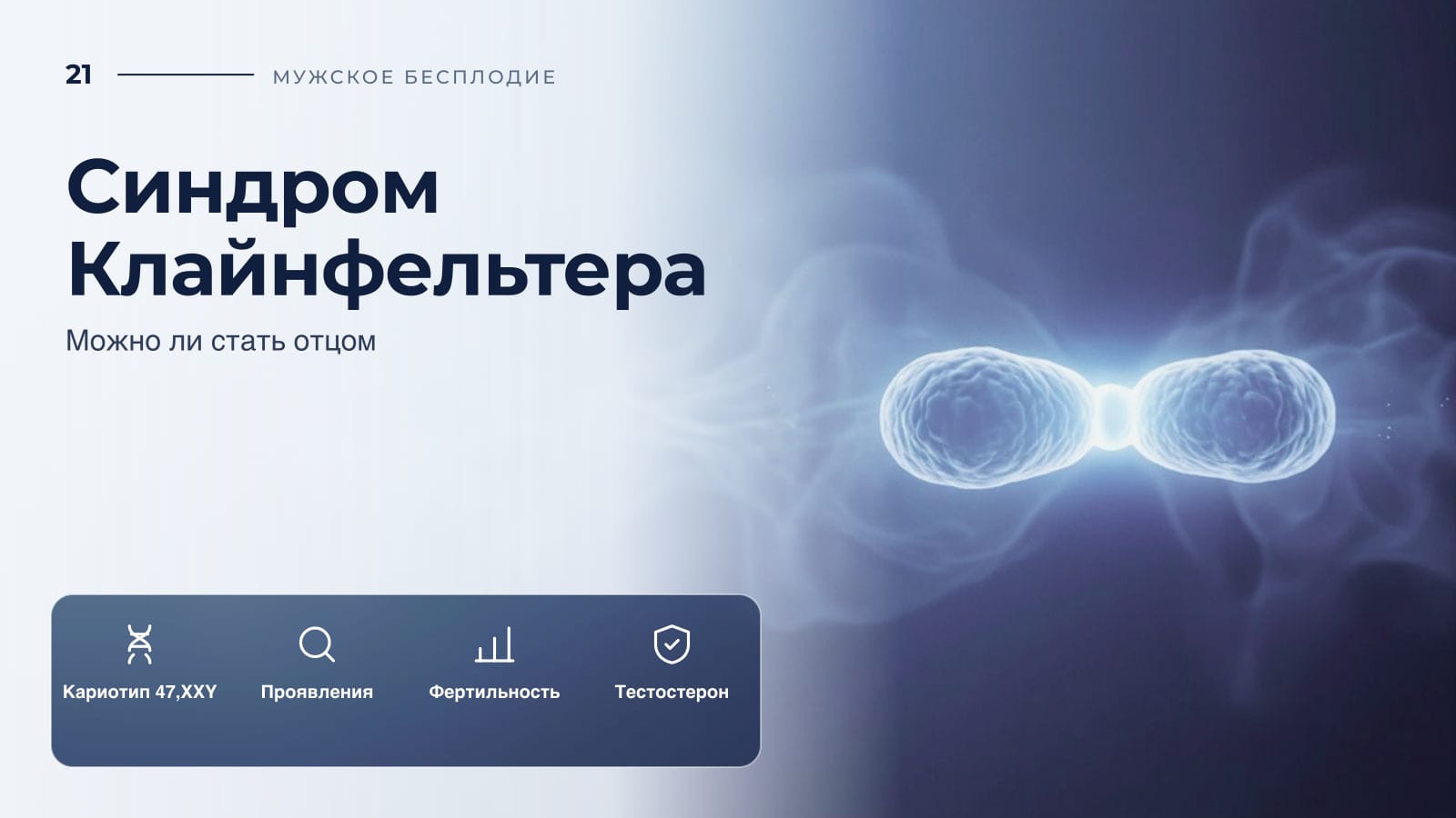 Синдром Клайнфельтера: можно ли стать отцом